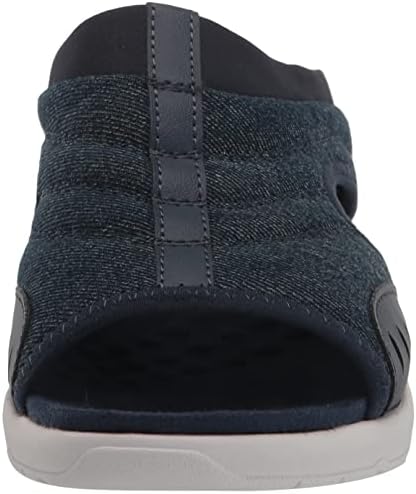 Easy Spirit Women's TRACIEE7 Flat Sandal, Denim 407, 9.5 | Image 1