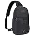 MOSISO Camera Sling Backpack Bag, Water Repellent Shockproof DSLR/SLR/Mirrorless Photography Case with Removable Modular Inserts and Rain Cover Compatible with Canon/Nikon/Sony etc, Black