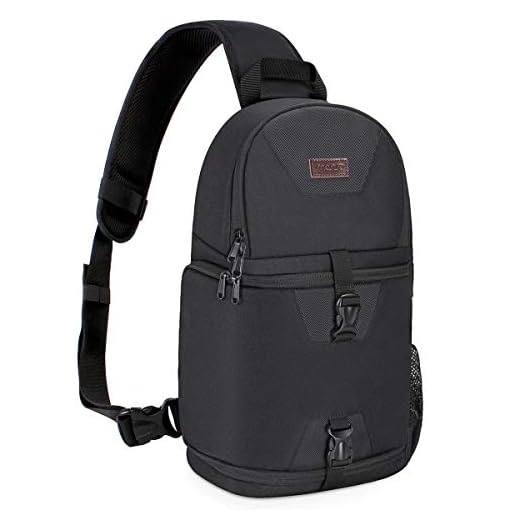 MOSISO Camera Bag, DSLR/SLR/Mirrorless Photography Case Water Repellent Shockproof Sling Backpack with Tripod Holder & Modular Inserts & Rain Cover Compatible with Canon/Nikon/Sony/Fuji, Black