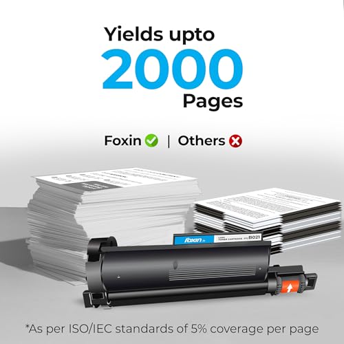 Image of Foxin FTC B021 Toner Cartridge for Brother TN B021 Compatible with HL-B2000, B2080DW, B2100DB, B2180DWB DCP-B7500D, B7535DW, B7600DB, B7640DWB, B7620DWB MFC-B7700D,B7715DW,B7720DN,B7810DW | 1pc
