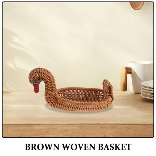 Cesta de almacenamiento con forma de pato para la mesa de tu desayuno y snacks 4