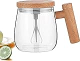 Taza mezcladora eléctrica de alta velocidad, Taza mezcladora eléctrica automática de 400 ml, Taza de café de viaje con agitación automática, Taza con agitación automática for café, chocolate caliente,