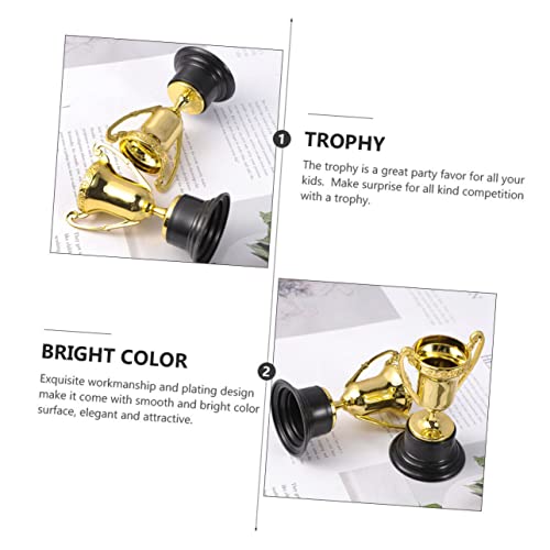 Toyvian 30 Pçs Troféu Brinquedos Esportivos Infantis Presentes Pretos Decoração Para Casa Mini Prêmi