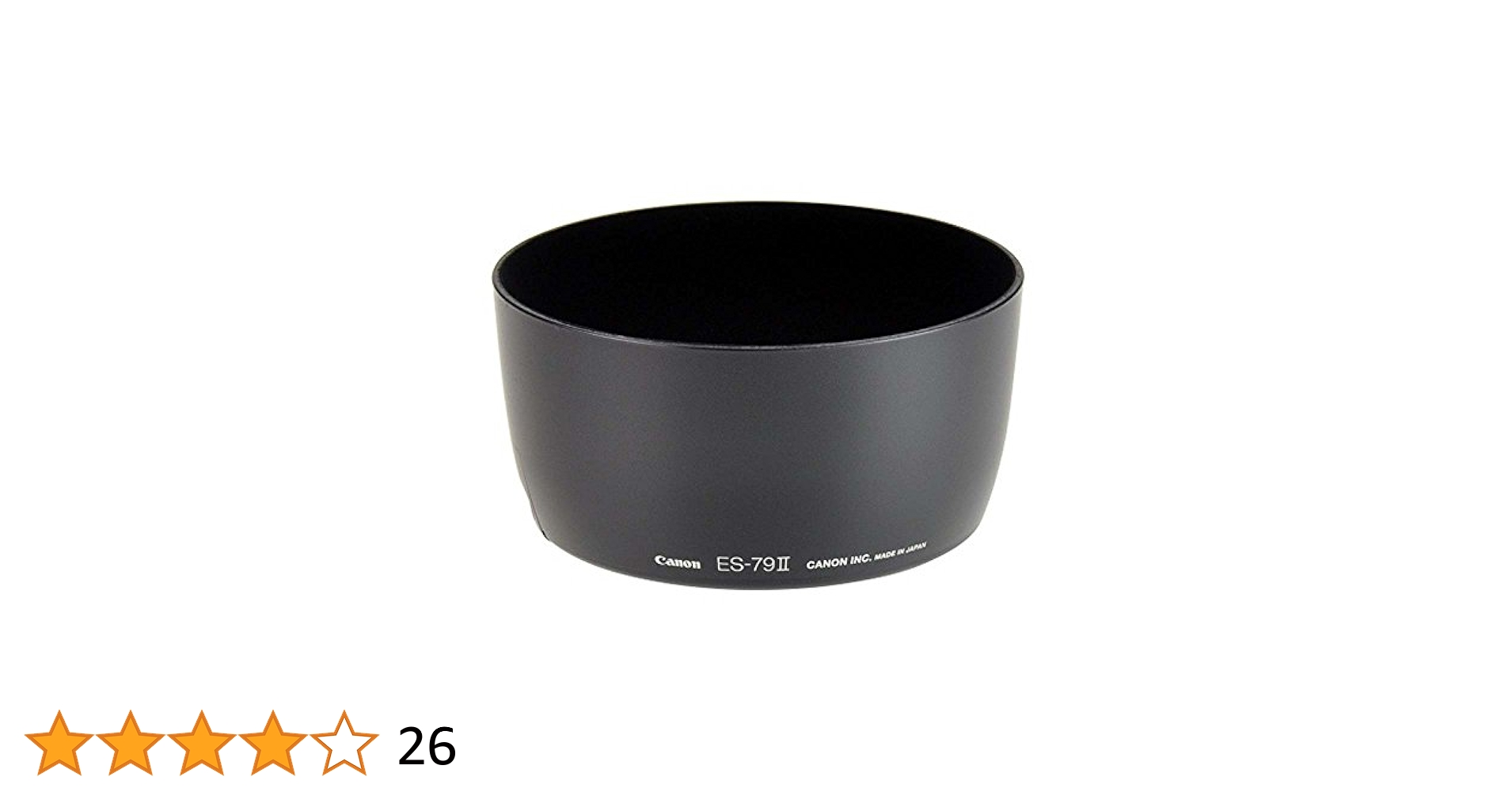 Canon 85mm f1.2 レンズ ES-79II Amazon.com : ES-79II Lens Hood for Canon EOS EF 85mmf/1.2L