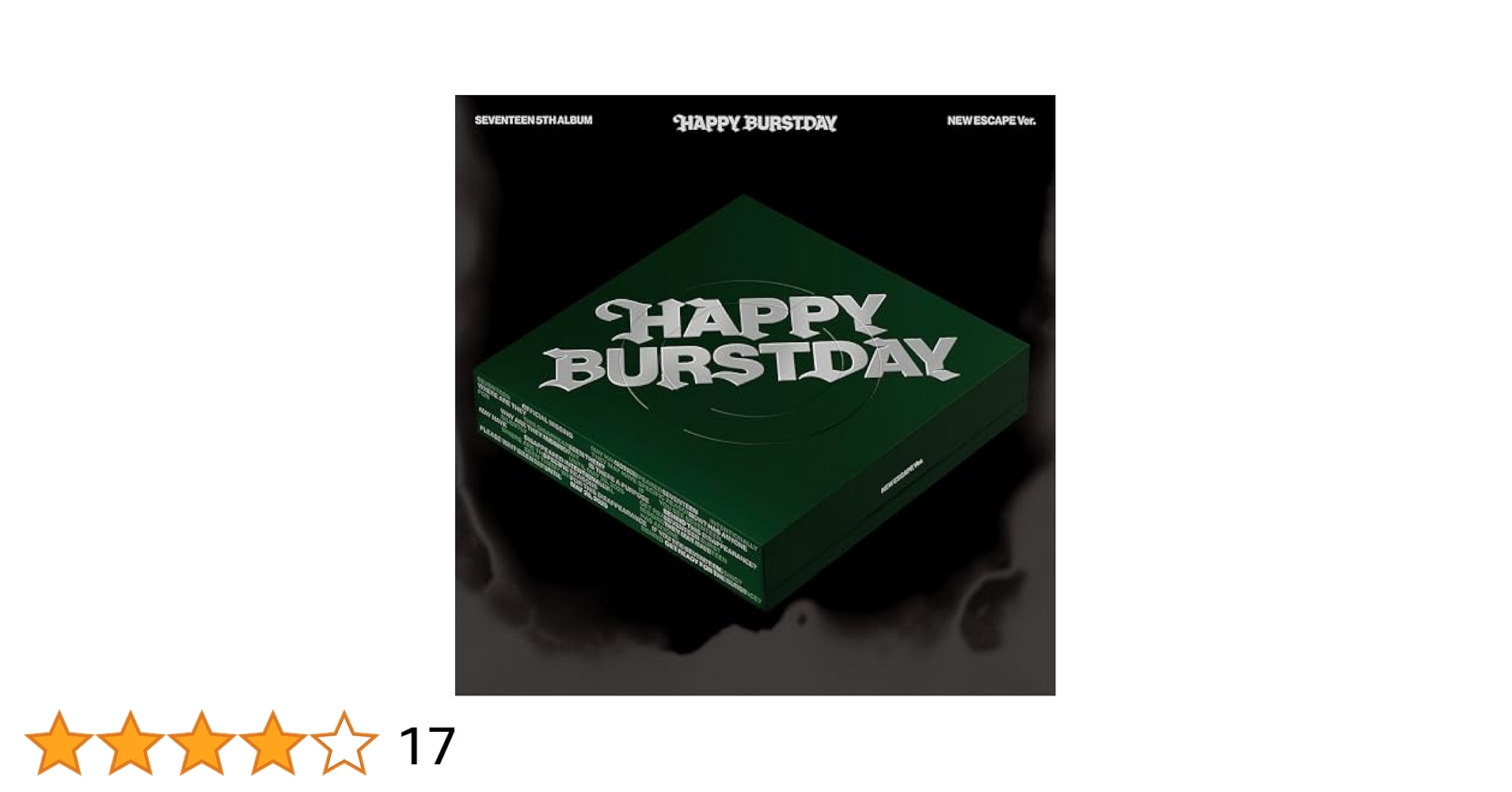 SEVENTEEN - SEVENTEEN 5th Album 'HAPPY BURSTDAY'[NEW ESCAPE
