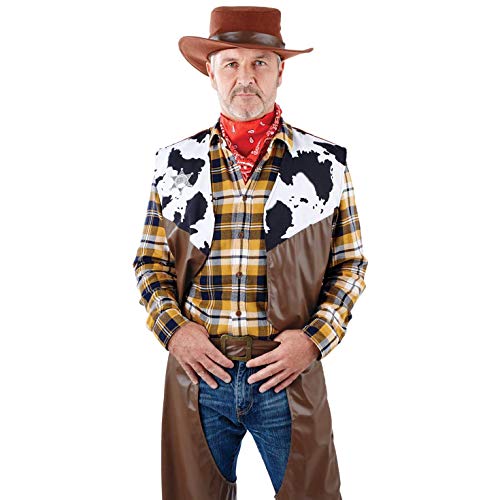 Fun Shack FUN-4355-215-OS Mens Cowboy Costume Adults Wild West Rodeo Sheriff Western Cow Boy Outfit thumb #1