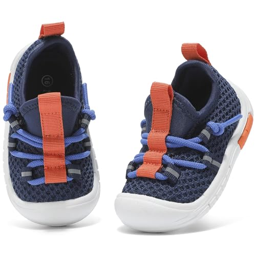 Baby Shoes for Toddler Boys Girls Sneakers Slip on Walking Shoes Kids Breathable Walking Running Shoe Slip on Outdoor Athletic Tennis Shoe