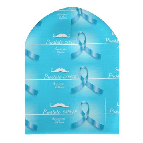 Prostate Cancer Awareness Month Kids Beanie Hat for for Girls Boys Children Cap Winter Knitted Chemo Cancer Headwear Accessories Gifts Decoration Black3