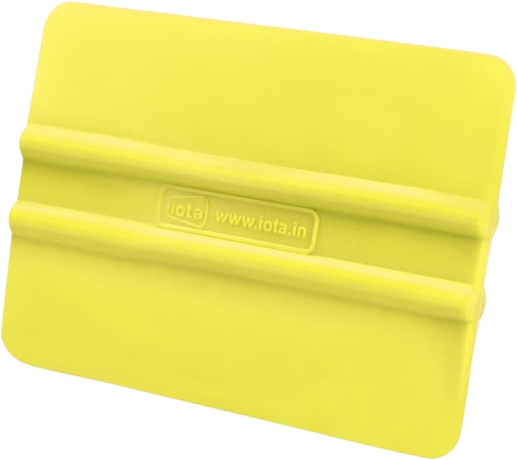 iota® SQZ206 Squeegee Decal Tool- 4 Inch Wrapping Scraper Tool for Car Window Film, Tinting, PPF Lamination - Precision Automotive Application