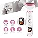 Electric Razors for Women, Bikini Trimmer for Women 5 in 1 Body Shaver for Nose Hair Face Eyebrow Arms Legs Armpit Underarm Pubic Area, Replaceable Lady Facial Razor Painless USB Charge Female Gift