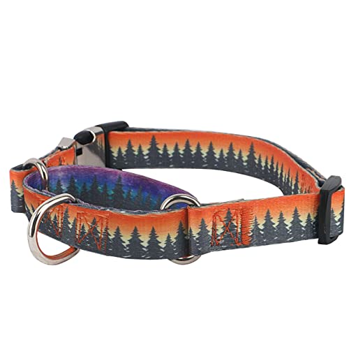 Personalized Martingale Dog Collar-Reflective Martingale Collars With Buckle, Custom Training Martingale Dog Collars Engraved With Name And Phone Number For Small Medium Large Dogs #TOP4