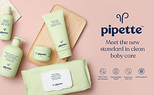 Pipette Ultimate Diaper Bag Kit | Diaper Bag Fully stocked and Ready for The Road | All Formulas are Hypoallergenic, Free of Synthetic fragrances, Cruelty-Free, and Vegan, 6PC Kit.