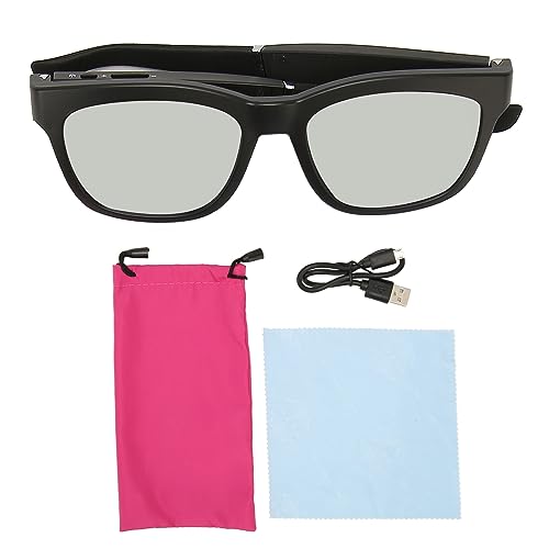 Gafas de sol Bluetooth inteligentes y auriculares inalámbricos gris plata 6