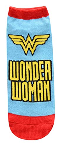 Hyp DC Comics Wonder Woman Classic Juniors/Women's 5 Pack Low Cut Ankle Socks2