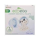 eco laundry precio químicos agresivos Ecoegg EELER210SC - Pellets para recarga de lavadero, color azul, 210 lavados