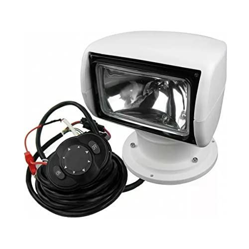 Farol de Busca C/Controle P/Barcos Lanchas Searchlight 12v