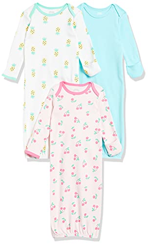 Image of Amazon Essentials Girls' Baby Sleeper Gowns