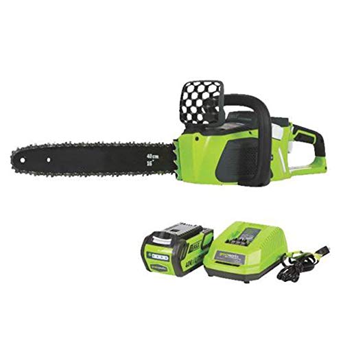 MEICHEN 40v 4.0Ah Cordless Chain Saw Brushless motor, 20312 Chainsaw,with 4.0ah battery and charger