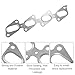 uxcell Exhaust Manifold Gasket Engine Intake Manifold Seal for Buick Encore 1.4L 2013-2021 for Chevrolet Cruze 1.4L 2011-2016 No.55565348