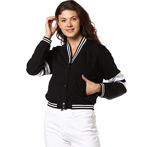 Image of Campus Sutra Cotton Women Hooded Sweatshirt