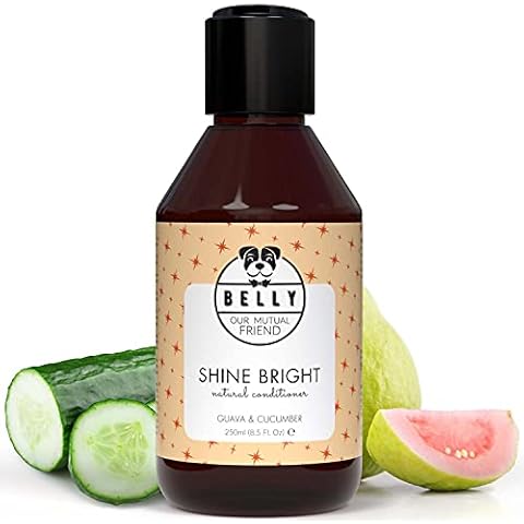 Belly Premium Hundeshampoo Conditioner, Vegane Hunde Shampoo Spülung für weiches Fell mit Gurken/Guaven Duft, Hundeshampoo gegen Geruch und Fellverfilzung, Fellpflege Hunde Conditioner - 250ml Cover