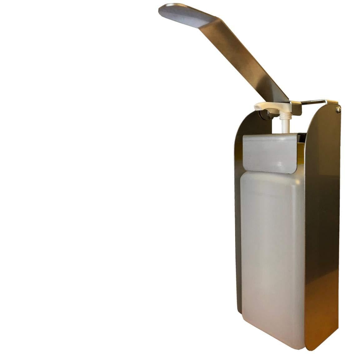 10x Handdesinfektionsspender Desinfektionsspender 1 Liter aus Edelstahl Spender Nachfüllbar