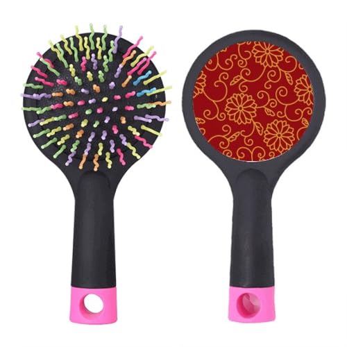 Brosse à cheveux démêlante fleurs d'Asie : l'élégance du soin japonais