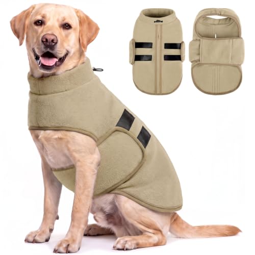 Image of XXL Dog Sweater, Soft Big Dog Fleece Sweater for Winter, Easy On Pullover