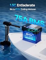 DCHOUSE 12V 50Ah LiFePO4 Bluetooth Batterie with DC Ports,mit 75A BMS – Ansicht 5