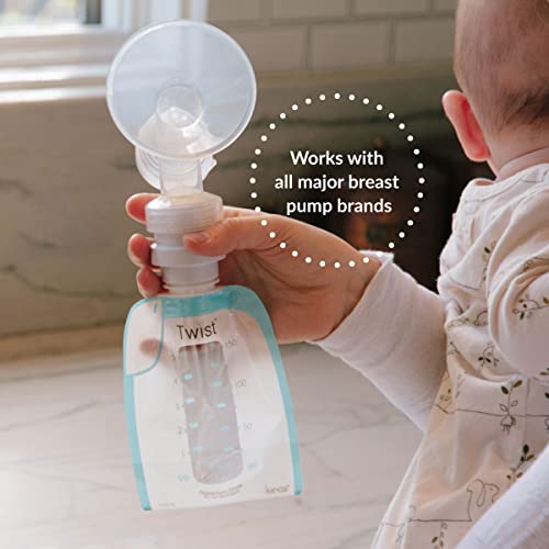 image for Kiinde Twist Milk Storage Bag Breast Pump and Baby Bottle Direct Pump 
