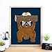 Bear Spotting Art Print Poster