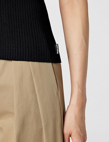 Image of DKNY Women's Soft Ribbed Polo Jeans Sweater