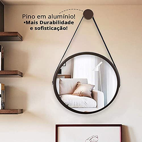 Suporte Pino Espelho Adnet de Aluminio Bucha Fixação Parede