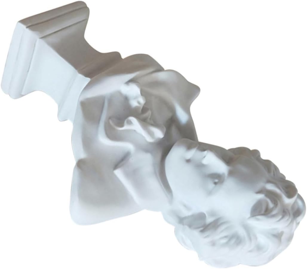DOITOOL Style Bust White European Sculpture Portrait Resin
