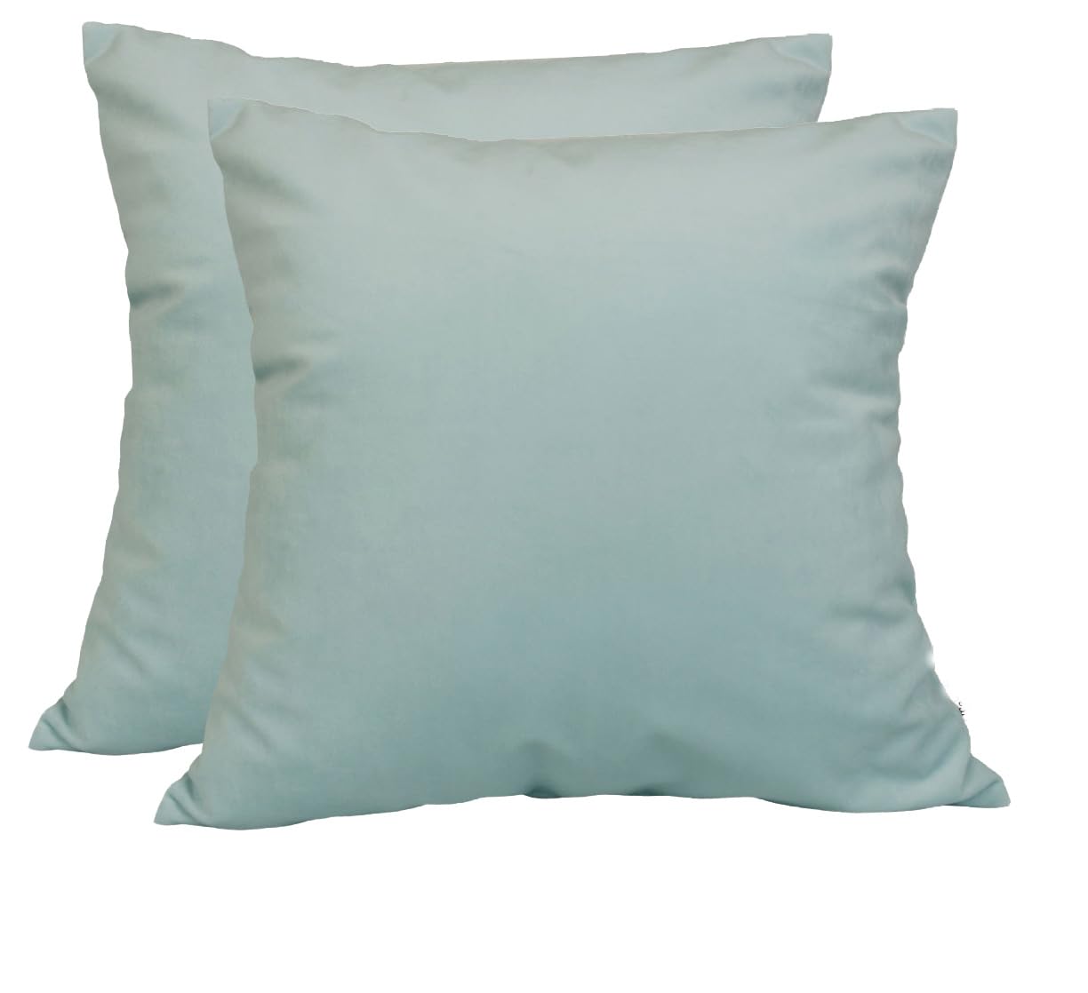 TangDepot 2-Pack Super Soft Velvet Pillow Covers, 20x20 Grass Green — view 128
