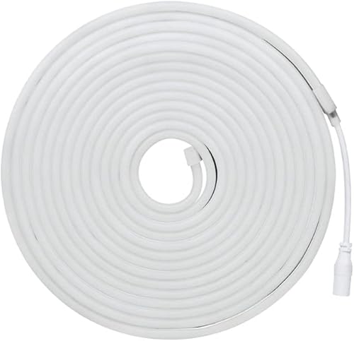 XBWEI - Tira de luz LED de neón de 12 V, interruptor de atenuación, tubo de cuerda flexible, resistente al agua, para iluminación de fondo de