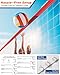 Heavy Duty Swimming Pool Volleyball Net Replacement, Lengthened 15FT-28FT Adjustable, Upgraded Weather Resistance with Waterproof, Thicker Borders and Nylon Straps-15x3FT, Red White Blue(Net Only)