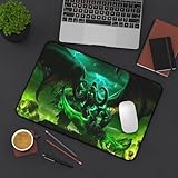 Illidan Demon Hunter Gaming Desk Mat Mouse Pad Playmat 12x18 12x22 16x32