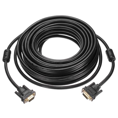 Câble VGA mâle vers mâle adaptateur vidéo écran PC moniteur ordinateur portable projecteur 15m