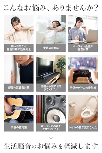 防音ファストラボ 吸音パネル「hisokaPRO」 スクエア型 12枚セット の商品画像 1