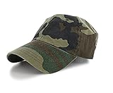 DS Plain 100% Cotton Hat Men Women One Size Baseball Cap (30+ Colors) Camo,One Size