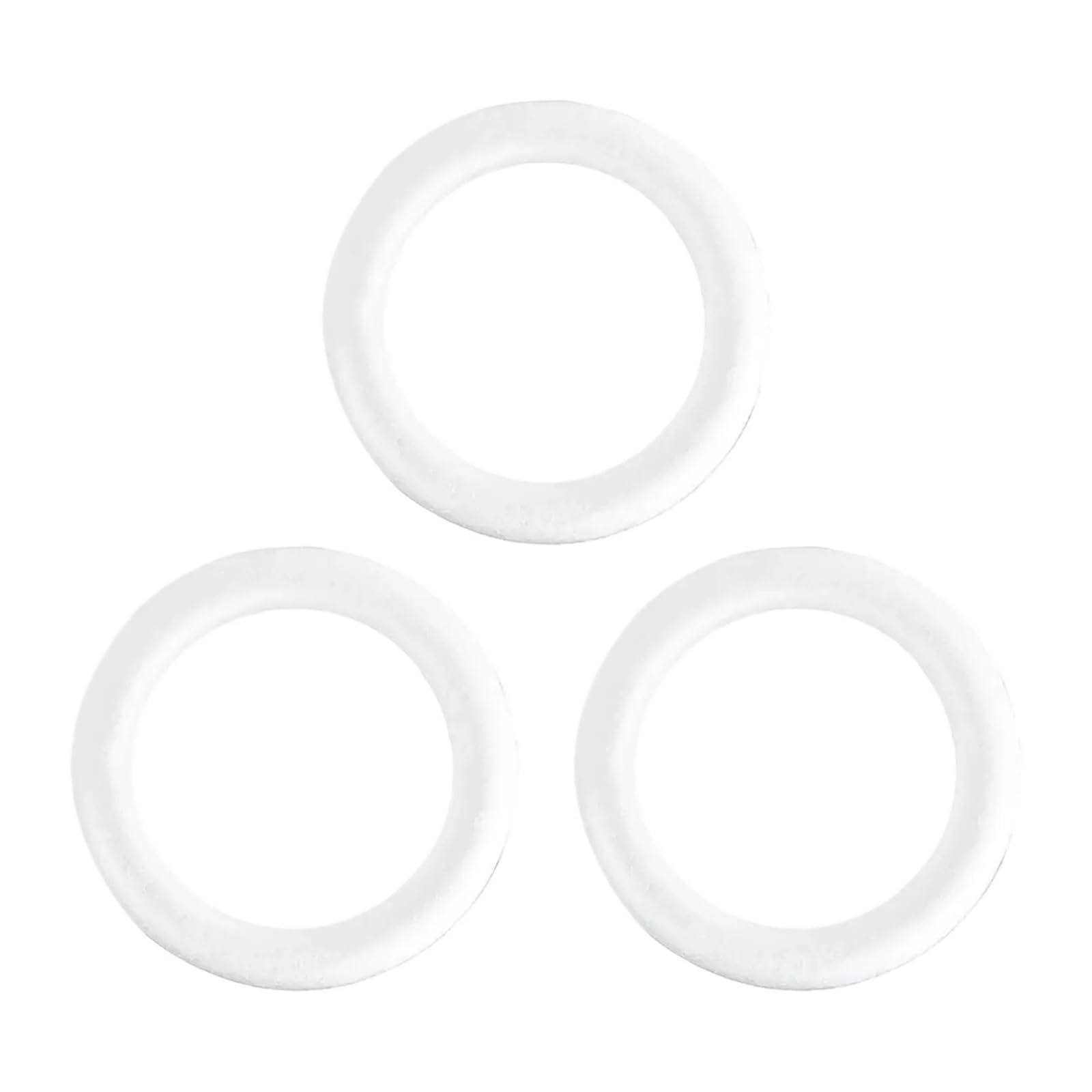 GCYEIDMA 6Pcs Creative Foam Wreath Rings