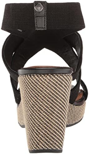 Donald Pliner Women's Wedge Sandal, Black, 8 | Image 2