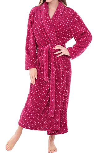 Alexander Del Rossa Womens Robes Long Plush, Robes for Women