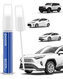 EVOOOR (040) Super Bianco/Ice Cap – Pennarello 2-in-1 per Toyota – Per riparare i graffi, soluzione rapida e facile