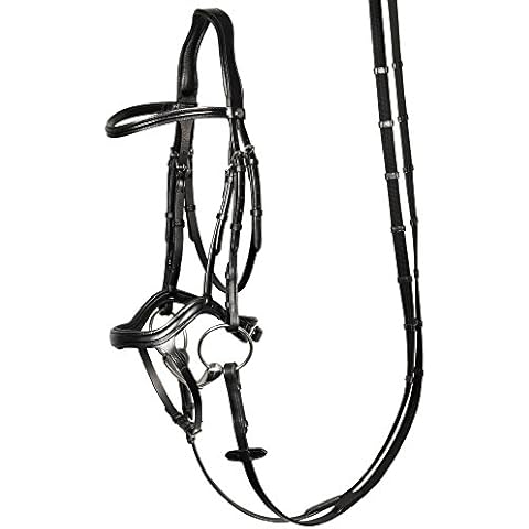 Harry's Horse Hoofdstel Anatomic, negro, tamaño cob Cover