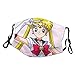 Produktbild Sailor-Moon Kind Kinder Teenager-Abdeckung mit Filter Atemschutz Anti-UV-Gesundheit Staubschutz Abdeckung Anzug für Haushalt Schwarz