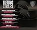 Lifting Straps for Weightlifting & Deadlifts – 24” Wrist Straps with Thick Neoprene Padding – Pro Heavy Duty Gym Wrist Wraps for Powerlifting, Bodybuilding & Strength Training for Men & Women