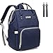 Verolino Mochila Pañalera Cambiador Bebés con Ganchos Correas para Carro Maternal Pañales y Biberones de Mamá Carrito Bebe Multifuncional (azul)