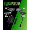Argon USB C Power Supply with Switch | Raspberry Pi 4 Power Supply